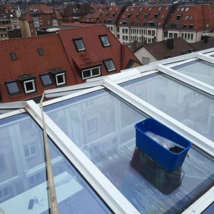 Glasdachreinigung